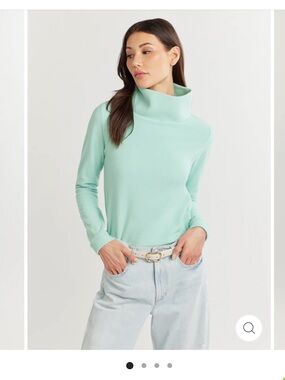 dudley stephens park slope Fleece Funnel Neck Sweater